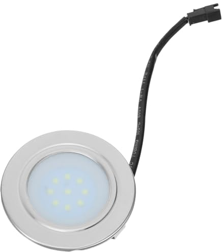 DIYEAH Energy Efficient LED Cooker Hood Light Bulb with High Brightness, Circular Metal and Glass Design, Suitable for Kitchen Vent Hood Under Cabinet Lighting