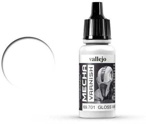 Vallejo 17 ml AV Mecha Color Acrylic Airbrush Colour - Mecha Gloss Varnish