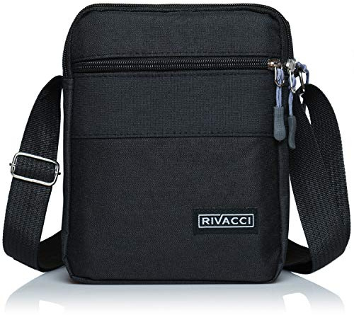 Rivacci Herren-Umhängetasche, kleine Umhängetasche, für Herren – Sport und Reise – klein, Schultertasche, Vintage, für Smartphone, iPhone, Geschenk für Männer
