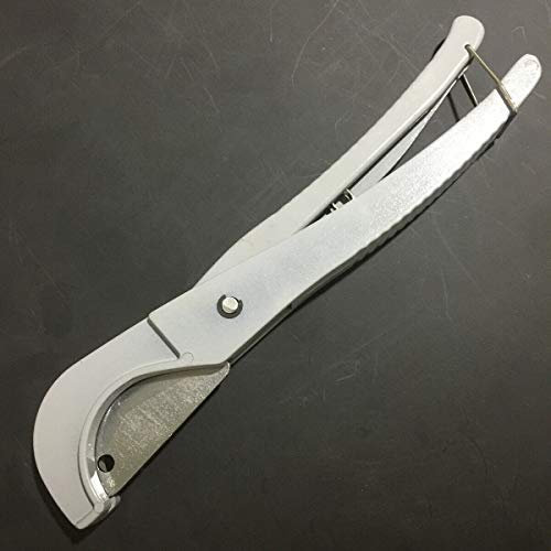Vogueing Tool PVC-Rohrschneider, PEX-Rohrschneider, robuster Kunststoff-Rohrschneider zum Schneiden von PVC-/Gas-/Rohren/Kunststoffrohren (50 mm Silber, Fast-SA-5508)