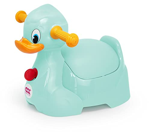 OKBABY Quack - Vasino per Bambini con Seduta Ergonomica, a Forma di Papera - Azzurro
