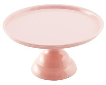 Dream' s Party Alzata Alzatina in melamina Rosa Baby Ø23xh12cm - per torta dolci ecc. - Addobbo, tavola torta, buffet