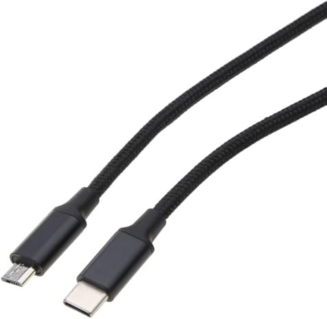 Câble de données type C vers micro USB pour téléphones, tablettes, appareils photo Galaxy S7S6, appareils photo, ligne de données bidirectionnelle, 2 M1 m, 1,5 m, câble USB C vers micro USB C vers