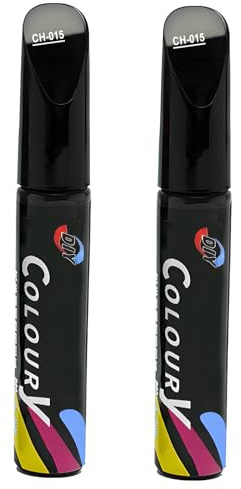Thoquene 2 Pcs Auto Lackstift Schwarz Glänzend, Kratzer Reparatur Stift