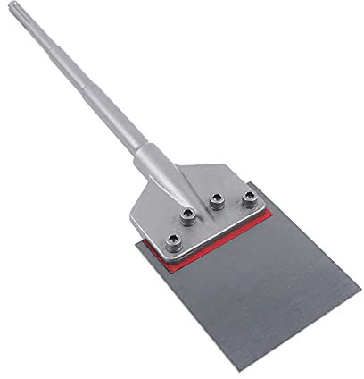 SDS Max Floor Scraper Wide Heavy Duty Blade Scraper Chisel Bit SDS Max Chisel for Demolition Tiles Removal Grout Adhesive Wallpaper Thinset Linoleum, 50-54HRC