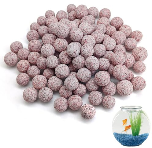 Keramik Bioball Filter - Bio Ball Keramik für Aquarium, Medium Bio Ball | Biologische Aquarium Filtermedien Keramik Filter Medium für Aquarium PE