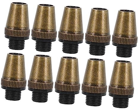 Connettore Fermacavo per Lampadario Sospensione 10 Pezzi | Ferro e Pc, per Filo e Punti di Aggancio, Installazione Semplice, Set da 10 Pezzi