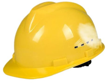 Sicherheits-Schutzhelm, bequemer belüfteter Schutzhelm, flexibler PE-Kopfschutz, schlagfester Kopfschutz, ideal für Bau, Outdoor-Arbeitssicherheitsausrüstung
