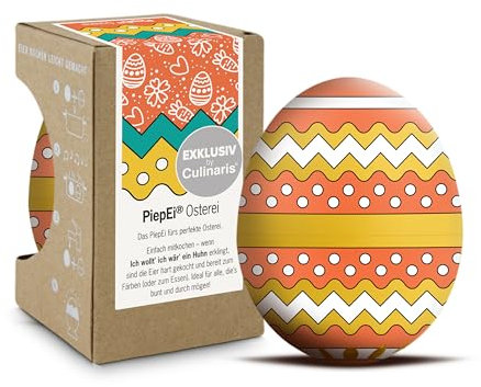 Huevo de Pascua PiepEi – Temporizador de huevos para cocinar – Huevos para huevos duros – El huevo de Pascua perfecto – Divertido huevo de cocina – Música Eggtimer – Brainstream