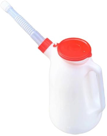 Colcolo Container de medición de Aceite de de Aceite con Boquilla con Tapa del Polvo automotriz contenedor de dispensador Profesional, 2l