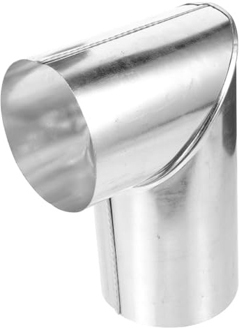 Toyvian Tuyau de Cheminée Degrés Aluminium pour Poêle Extérieur Conduit Dévacuation Flexible Accessoire pour Camping et Chauffage