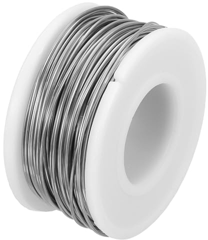 QUARKZMAN Alambre Resistivo De Calentamiento De 66 Pies, Alambre De Nicrom De 0.65mm Calibre 22 Para Enrollar, Alambre Resistivo Para Elementos De Calentamiento