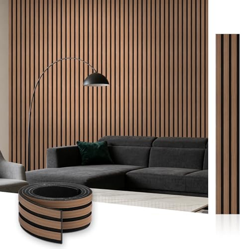 Palilleria madera 3D pared decoracion, paneles decorativos de pared para despegar y pegar,decoracion habitacion(2,5 metros/rollo)