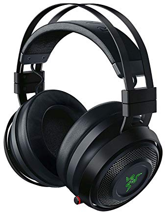 Razer Nari Ultimate Auriculares Inalámbricos Tecnología HyperSense, THX Spatial Audio, Almohadillas con Gel de enfriamiento, Auriculares Gaming compatibles con PC, PS4, Switch y Dispositivos móviles