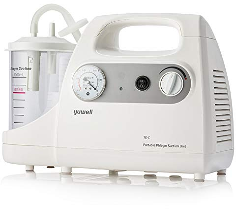 ACC Tragbare Schleimsekretion Maschine, elektrische Sputum Phlegm Absaugpumpe Geräteeinheit für Viskose Flüssigkeit Absorption, Geeignet für Senioren und Kinder