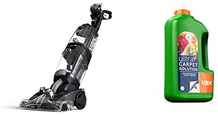 Vax ECB1SPV1 Platinum Power Max Carpet Cleaner, Black & 1-9-137771 Ultra Plus Carpet Cleaning Solution, 1.5L