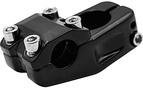 TANGZHIMI Lenkervorbau MTB BMX. Bike Downhill STEM 22.2 * 28.6 * 45mm Aluminiumlegierung Fahrrad Kurzer Stamm Schwarz Verfügbar Fahrrad Vorbau (Color : Black)