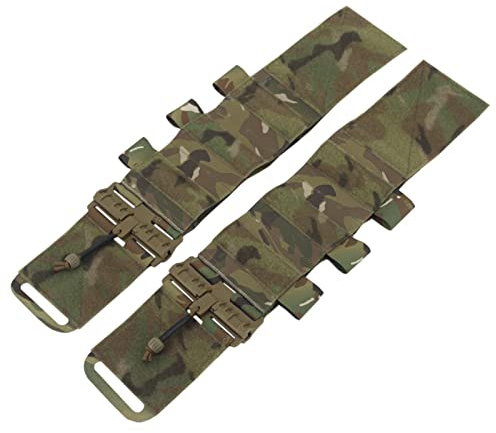 REYNEM Taktische Militärweste, Schnellverschluss-Abdeckung, Plattenträger, Elastische Kummerbund-Taillenabdeckung, Weste-Zubehör (Color MC)