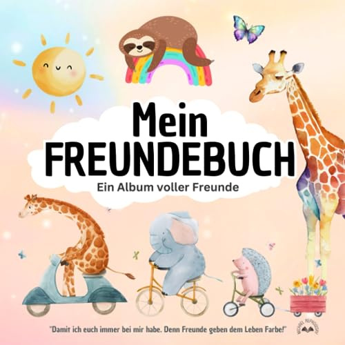 Mein FREUNDEBUCH - Ein Album voller Freunde!: Damit ich euch immer bei mir habe. Denn Freunde geben dem Leben Farbe!