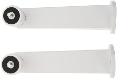 MOLUCKFU Kamerahalterung Weiße Wandhalterung aus Aluminiumlegierung für Innen und Außenbereich mit Verstellbarem Winkel und Handdrehbarem Gelenk für Überwachungskameras