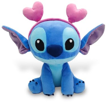 Simba Peluche Stitch Love Corazones 25 cm .Licencia Disney 100% Original, Apto para Todas Las Edades (6315870193)