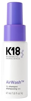 K18 AirWash™ Shampoo secco, senza aerosol, riequilibra il cuoio capelluto e controlla l'eccessiva produzione di sebo, 1,6 fl oz (circa 47 ml)