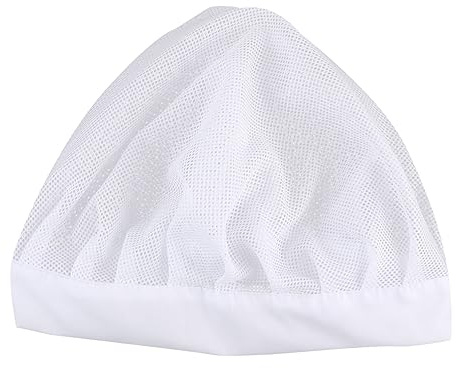 Holibanna Baumwoll Haarnetz Atmungsaktiv Elastisch Breitkrempig Haarschutzkappe Damen Hygiene Spa Kappe Für Gastronomie Haushalt