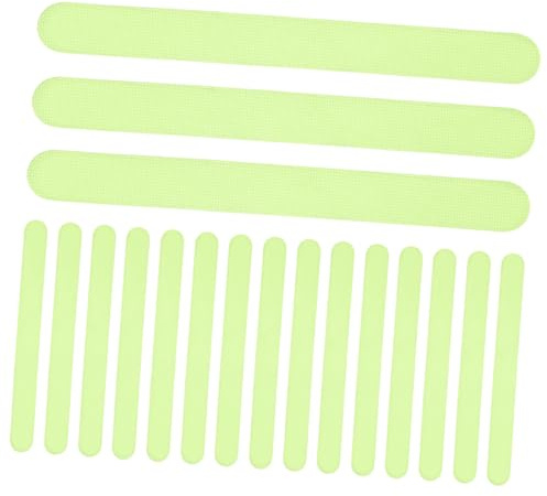 Ciieeo 24piezas Cintas Antideslizantes Adhesivas Para Escaleras y Rampas Tiras Fluorescentes Reflectantes Para Seguridad Escaleras y Superficies Lisas Interiores y Exteriores