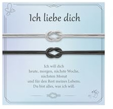 2 Stück Partner Armbänder Knoten Armband Damen, Freundschaftsarmbänder