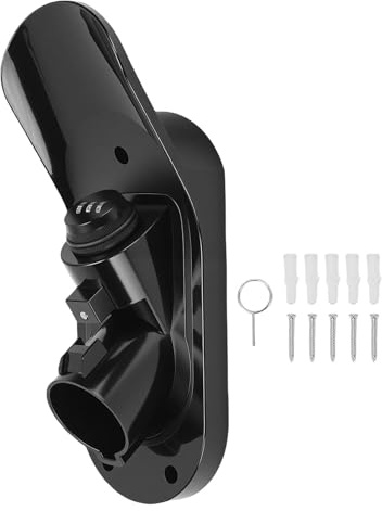 Oreilet EV Holder, Electric Car Wall Mount Bracket with Password Lock, Electric Vehicle Plug Organizer for SAE J1772 Type 1 Car Charging Cable Holster