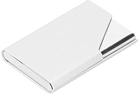 HERCHR Visitenkartenhalter Für Frauen, Visitenkarten Etuis Leder, Metall Edelstahl Visitenkarten-Etui Visitenkartenhalter Mit Magnetverschluss, Kreditkarten-ID-Etui Männer Frauen
