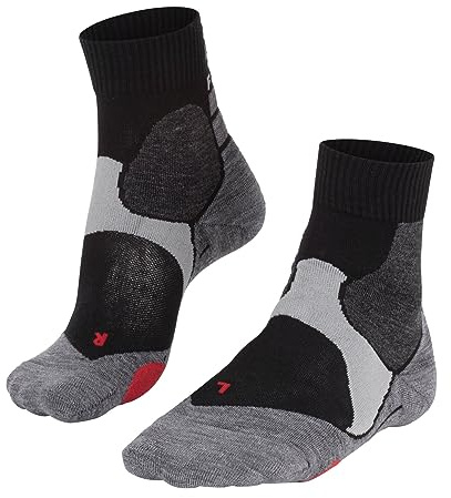 FALKE Unisex Fahrradsocken BC3 Comfort U Sso Baumwolle Funktionsmaterial antiblasen 1 Paar, Schwarz Black-Mix 3010, 42-43
