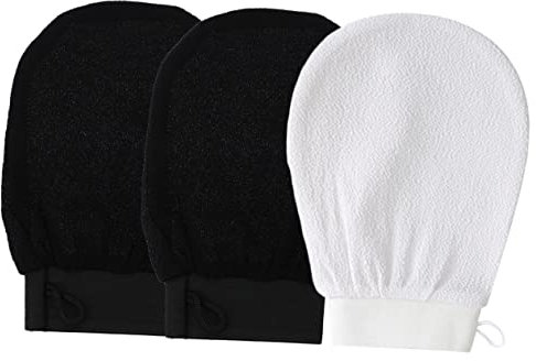 Angoily 2 Sets Körperpeeling-tool Peeling-handschuhe für Badehandschuhe Hautreinigungszubehör Duschhandschuhe für Mädchen 3 Stück * 2