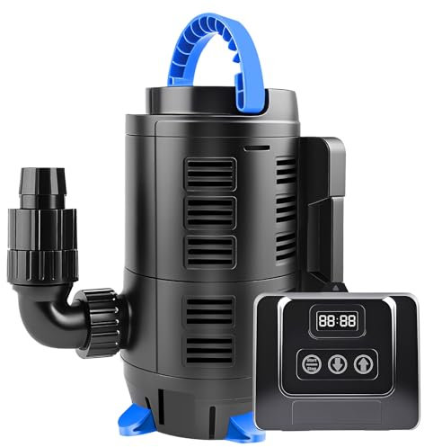 Forever Speed Pompa per laghetto per esterni, regolabile, 180 W, Eco Motor 15000 l/h, con regolatore multifunzionale per laghetto da giardino, laghetto da pesce, fontana conversion pompa