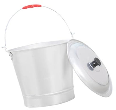 Baoblaze Aluminum Bucket Metal Bucket Large Capacity Easy to Clean Sauna Accessories Sturdy Household Cleaning Water Pail Sauna Bucket, Capacity 9L