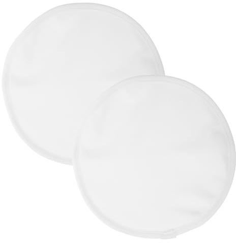 FOMIYES Rizinusöl Brustwickel 2 Stück-Pack 23,5 X 23,5cm Wiederverwendbar aus Stoff für Stillvorbereitung Schlafunterstützung und Ätherische Öle