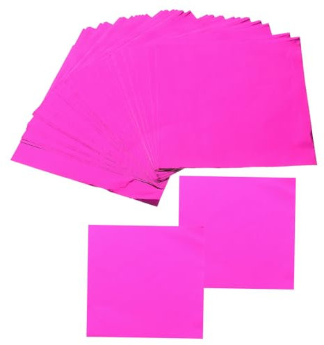 Zerodeko 200pcs Tinfoil Wrapping Paper for Tea Candy Packaging Paper Safe Wrappers