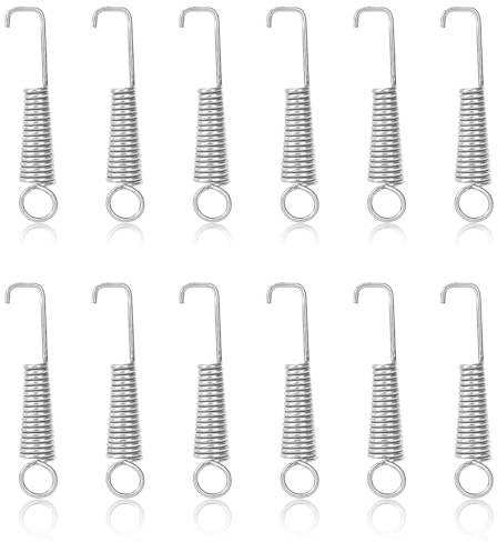 12pcs Vise Grip Spring, Carbon Steel Replacement Small Springs Parts Compatible with Irwin Vise Clamp Locking Pliers Shop & Home Repair Supplies Accessories (50mm)