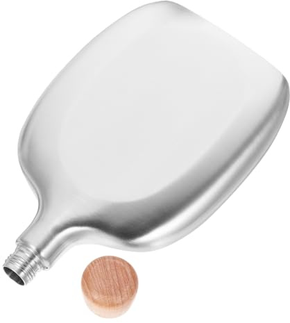 LABRIMP Rostfrei Leicht Outdoor Mini Hip Flask für Männer Kompakte Tragbare Weinflasche Camping Trinkflasche aus