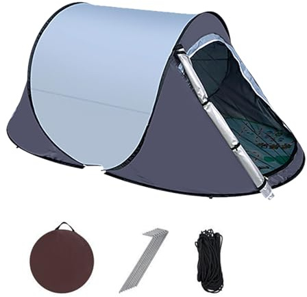 Quick Set Up Hiking Shelter - for One or Two Persons with UV Protection | Instant Family Practice Pavilion and Waterproof, Lightweight Shade for Barbecues, Hiking and Touring.