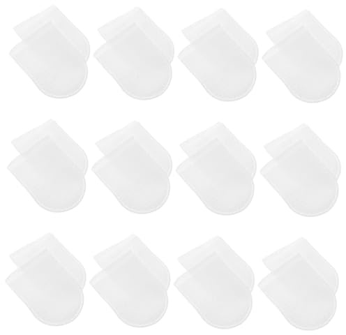 EPIGEIST 120 Wiederverwendbare Wattepads in U-form mit Taschen Weiche Baumwoll Peelingpads zum Abschminken und Sanfter Massage Geeignet für Unterwegs und Gesichtsreinigung