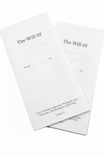 2 formularios de última voluntad y testamento, última edición revisada. GetInStyle Shop