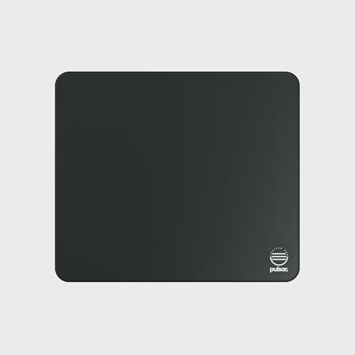 Pulsar Gaming Gears Jupiter Pro Soft Gaming Mouse Pad, XL, Onyx Black | Slow Glide, Extreme Control, Balanced Stopping Power, Precise Micro-Adjustments, Stable Tracking, Double Pique Fabric