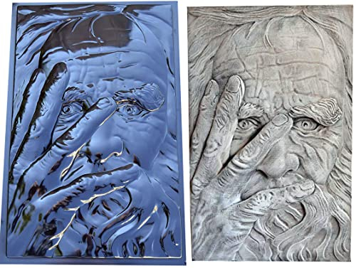 3D 3D03 Plaque murale en plâtre pour décoration murale