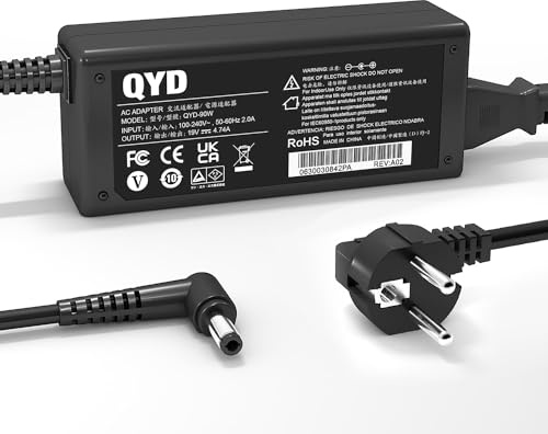 90W Laptop Ladekabel Netzteil für Asus Zenbook R500D K55A K55VD K55VM K55VJ | K55N U58C K55 Q400A Q500A Q501 K501 F555LA-AH51 EXA0904YH ADP-90SB BB UX510UX-CN121T K53 Ladegerät AC Adapter