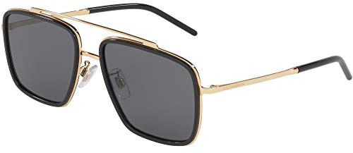 Ray-Ban Herren 0DG2220 Sonnenbrille, Mehrfarbig (Gold/Black), 57