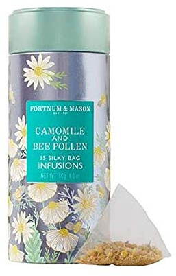 Fortnum and Mason - Camomile and Bee Pollen Infusion 15 Tea Bags 30g Tin (1 Pack)