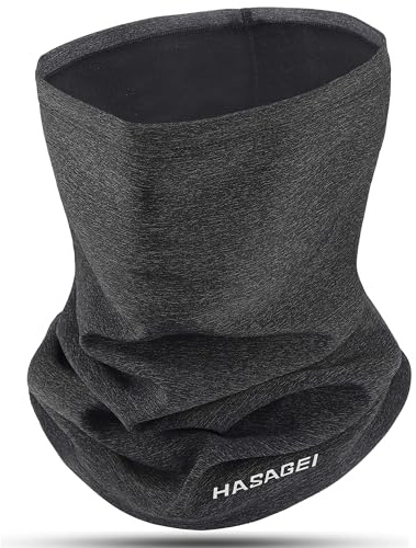 HASAGEI slinga halsduk vindtät multifunktionell halsduk vinter fleece halsvärmare män loop halsduk damer halsduk varm hålla sporthalsduk halsvärmare för skidåkning cykel jogging, GRÅ, one size