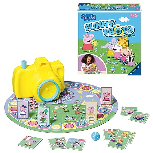 Ravensburger Peppa Pig Toys - Funny Photo Kids Game for Children Age 3 Years Up - 2 to 4 Players