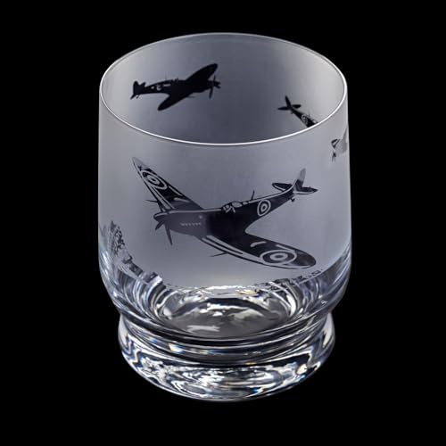 Dartington Crystal Apsect Tumbler Spitfire, Single | Tumbler Glass | 100mm | 350ml | Dishwasher Safe